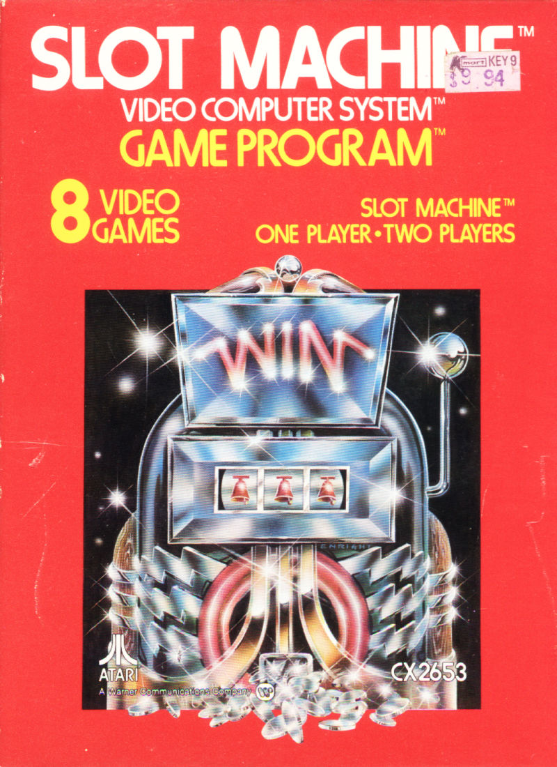 Slot Machine box art for Atari 2600